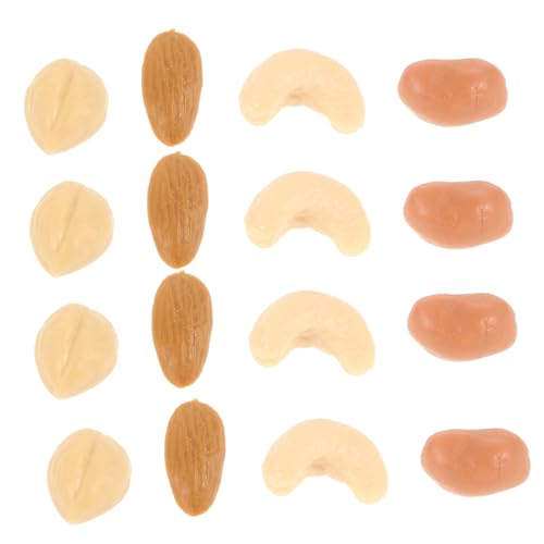 Abaodam 1 Satz Künstliche Nüsse Realistische Miniatur Dekoration für DIY Projekte Mixed Nuts Erdnüsse Cashews Haselnüsse Mandeln für Fotografie und Basteln Heimdekoration und Miniatur Abaodam 1 Satz Künstliche Nüsse Realistische Miniatur Dekoration für DIY Projekte Mixed Nuts Erdnüsse Cashews Haselnüsse Mandeln für Fotografie und Basteln Heimdekoration und Miniatur von Abaodam
