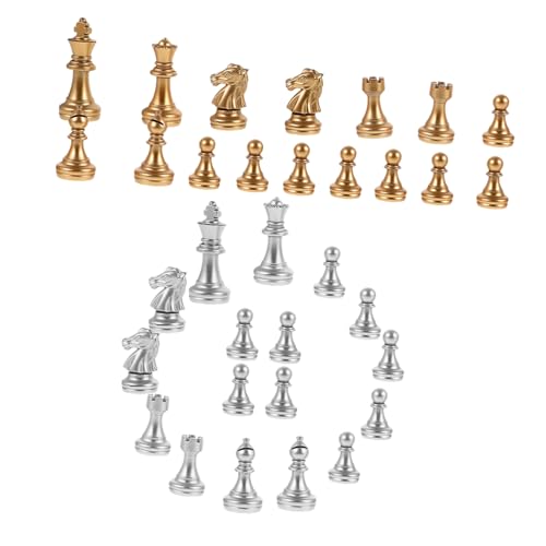 Abaodam 1 Satz Kunststoff Schachfiguren Schachspiel Zubehör Leichte und Tragbare Schachstücke für Brettspiel Enthusiasten Verbesserung von und Kreativität Abaodam 1 Satz Kunststoff Schachfiguren Schachspiel Zubehör Leichte und Tragbare Schachstücke für Brettspiel Enthusiasten Verbesserung von und Kreativität von Abaodam