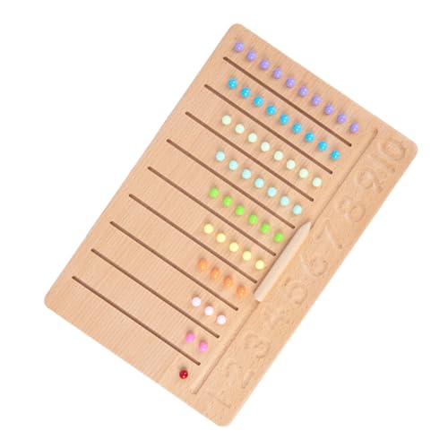 Abaodam Pädagogisches Mathematikspielzeug Zähl- Und Zahlenspielzeug Montessori-Mathematik-lernspielzeug Leuchtende Farben Und Formen Sicheres Und Geruchloses Holzspielzeug Abaodam Pädagogisches Mathematikspielzeug Zähl- Und Zahlenspielzeug Montessori-Mathematik-lernspielzeug Leuchtende Farben Und Formen Sicheres Und Geruchloses Holzspielzeug von Abaodam