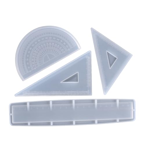 Abaodam Silikon-lineal-Form-Set 4 Stile Für Die Herstellung Von Winkelmesser-linealen Aus Epoxidharz. Abaodam Silikon-lineal-Form-Set 4 Stile Für Die Herstellung Von Winkelmesser-linealen Aus Epoxidharz. von Abaodam