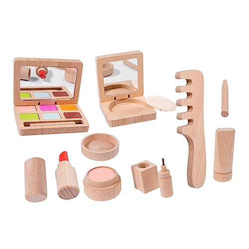 Abaodam 1 Satz Make-up- Mädchen Geburtstagsgeschenk Kosmetikspielzeug aus Holz Kinderkosmetikset für Mädchen Make -up -Kit Kinderspielzeug hölzern Abaodam 1 Satz Make-up- Mädchen Geburtstagsgeschenk Kosmetikspielzeug aus Holz Kinderkosmetikset für Mädchen Make -up -Kit Kinderspielzeug hölzern von Abaodam