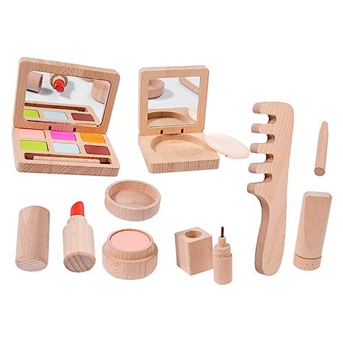 Abaodam 1satz Holzspielzeug Schminkset Für Mädchen Rollenspiel Realistischen Kosmetikwerkzeugen Für Mädchen Für Geburtstage Und Feiertage Abaodam 1satz Holzspielzeug Schminkset Für Mädchen Rollenspiel Realistischen Kosmetikwerkzeugen Für Mädchen Für Geburtstage Und Feiertage von Abaodam
