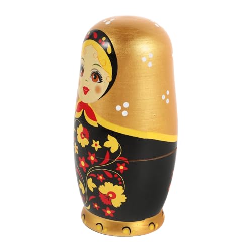 Abaodam 1 Satz Matroschka- Geburtstagsgeschenk Puppenstapel Nistpuppen für Weihnachts-Nistpuppe Russische nistende Ente Halloween-Nistpuppen hölzern von Abaodam
