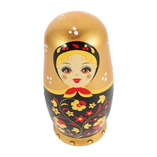 Abaodam 1 Satz Matroschka- Weihnachts-nistpuppe Nistpuppen Für Matroschka-Puppen Für Nistspielzeug Nistpuppen Bär Nistpuppen Für Erwachsene Spielzeugpuppen Hölzern von Abaodam