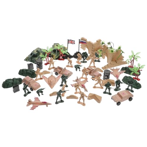 Abaodam 1 Satz Militärsoldatenmodell Set panzermodelle replicas Fighter modellpanzer Militärspielzeug für so tun, als ob wäre Kinderspielzeug Plastik von Abaodam