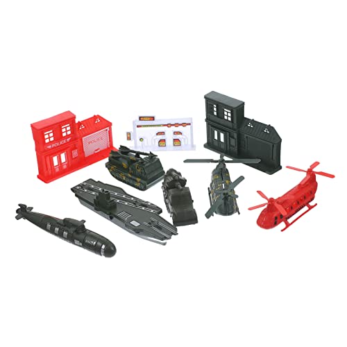 Abaodam 1 Satz Militärzubehör Spielzeug Spielset Für Kinder Modell Schmückt Mini-zubehör Mini-Spielzeug Kinderwagen Modellverzierung Junge Spielzeug LKW Sandkasten Panzerwagen Plastik von Abaodam