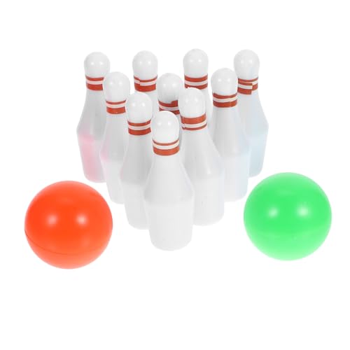 Abaodam 1 Satz Mini Bowling Set Miniatur Modell für Puppenhaus Pins Bälle Simuliert als Deko und Mitgebsel für Garten und Partyspiele Abaodam 1 Satz Mini Bowling Set Miniatur Modell für Puppenhaus Pins Bälle Simuliert als Deko und Mitgebsel für Garten und Partyspiele von Abaodam