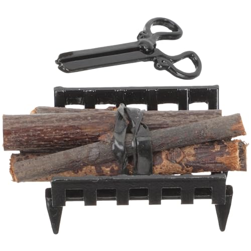 Abaodam 1 Satz Mini Feuerholz Rack für Puppenhaus Nostalgisches Zubehör für Kreative Miniatur Szenen und Sammlerstücke Schwarz Handgefertigt und Detailreich Abaodam 1 Satz Mini Feuerholz Rack für Puppenhaus Nostalgisches Zubehör für Kreative Miniatur Szenen und Sammlerstücke Schwarz Handgefertigt und Detailreich von Abaodam