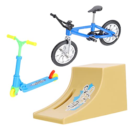 Abaodam 1 Satz Mini Finger Toys Set Finger Bike und Scooter mit Rampe für Erwachsene Perfektes Fidget Toy zur Verbesserung der Fingerkoordination Home Decor für Geburtstage Feiertage und Abaodam 1 Satz Mini Finger Toys Set Finger Bike und Scooter mit Rampe für Erwachsene Perfektes Fidget Toy zur Verbesserung der Fingerkoordination Home Decor für Geburtstage Feiertage und von Abaodam