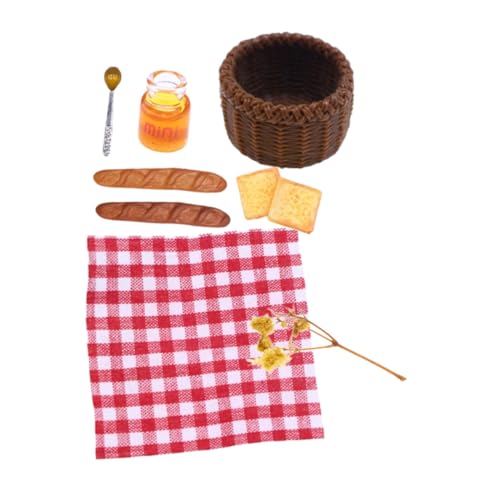 Abaodam 1 Satz Mini Frühstücksset für Puppenhaus Teiliges Set mit Simulation von Lebensmitteln für DIY Dekoration Vielseitig Einsetzbar für Puppenhausliebhaber Abaodam 1 Satz Mini Frühstücksset für Puppenhaus Teiliges Set mit Simulation von Lebensmitteln für DIY Dekoration Vielseitig Einsetzbar für Puppenhausliebhaber von Abaodam
