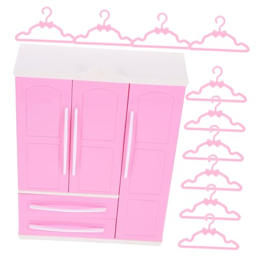 Abaodam 1 Satz Mini-Kleider Schrank für kinderspielzeug kinderhänger kinderkleiderbuegel Miniaturspielzeug Dolly Kleiderbügel Mini-Kleiderhalter Miniaturmöbel Plastik Rosa Abaodam 1 Satz Mini-Kleider Schrank für kinderspielzeug kinderhänger kinderkleiderbuegel Miniaturspielzeug Dolly Kleiderbügel Mini-Kleiderhalter Miniaturmöbel Plastik Rosa von Abaodam