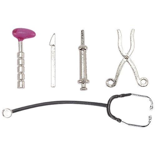 Abaodam 1 Satz Mini-arztanzug Kinderarztkoffer Mit Simuliertes Arztstethoskop Arztkits Für Mini-Arzt-Tools Simuliertes Arztkit Puppenhaus -Accessoire Legierung Abaodam 1 Satz Mini-arztanzug Kinderarztkoffer Mit Simuliertes Arztstethoskop Arztkits Für Mini-Arzt-Tools Simuliertes Arztkit Puppenhaus -Accessoire Legierung von Abaodam