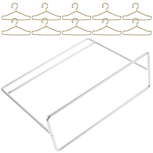 Abaodam Trockenständer Für Puppenkleidung 11-teilig Mini-kommode Aus Eisen Für Puppen Zur Dekoration Und Präsentation Von Puppenhäusern Abaodam Trockenständer Für Puppenkleidung 11-teilig Mini-kommode Aus Eisen Für Puppen Zur Dekoration Und Präsentation Von Puppenhäusern von Abaodam