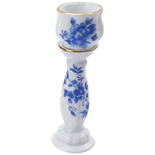Abaodam 1 Satz Mini-blumentopf Vase Terrarienset Künstlich Ornamente Land Pflanzen Gefälschte Tulpen Links Bastelset Miniatur-zubehör Keramik von Abaodam
