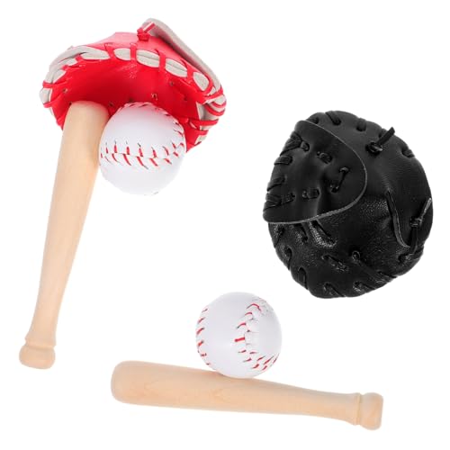 Abaodam 1 Satz Miniatur Baseball Set für Puppenhaus Teiliges Set mit Baseballhandschuh Schläger und Ball Dekorative Sportaccessoires für DIY Häuser und Sammler Abaodam 1 Satz Miniatur Baseball Set für Puppenhaus Teiliges Set mit Baseballhandschuh Schläger und Ball Dekorative Sportaccessoires für DIY Häuser und Sammler von Abaodam
