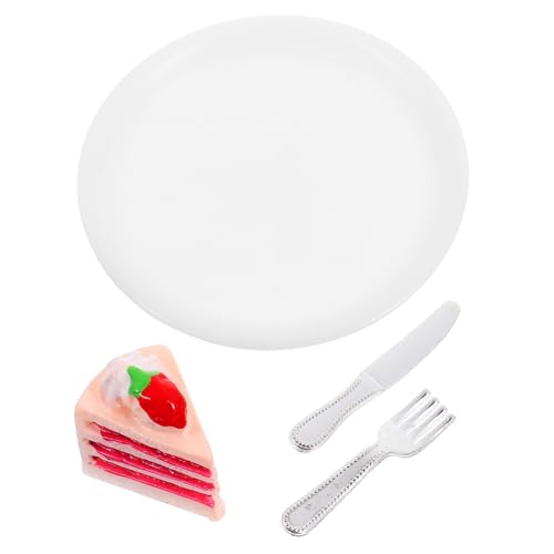 Abaodam 1 Satz Miniatur Dekorationsset für Puppenhäuser Küchenaccessoires mit Rosa Kuchenmodell Langlebig und Lebensecht für Rollenspiele und Kreative Dekoration Abaodam 1 Satz Miniatur Dekorationsset für Puppenhäuser Küchenaccessoires mit Rosa Kuchenmodell Langlebig und Lebensecht für Rollenspiele und Kreative Dekoration von Abaodam