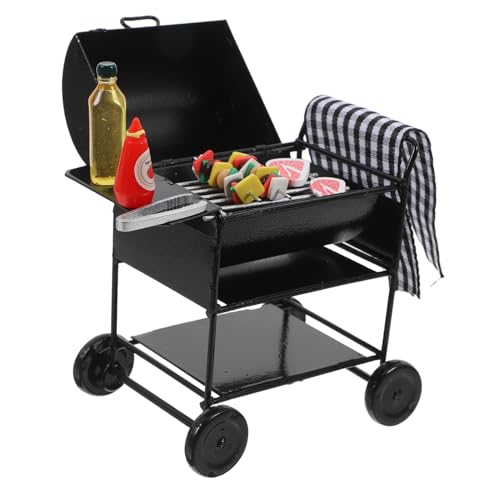 Abaodam 1 Satz Miniatur Grill für Puppenhaus Realistisches BBQ Zubehör für Rollenspiele und Kreative Gestaltung Perfektes für Sammler und DIY Fans Abaodam 1 Satz Miniatur Grill für Puppenhaus Realistisches BBQ Zubehör für Rollenspiele und Kreative Gestaltung Perfektes für Sammler und DIY Fans von Abaodam