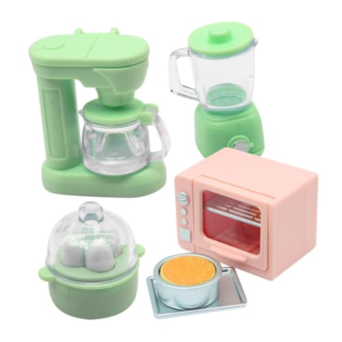 Abaodam 1 Satz Miniatur Küchen Zubehör Teiliges Puppenhaus Zubehör mit Ofen Kaffeemaschine und Eierkocher für Kreatives und Hand Augen Koordination Abaodam 1 Satz Miniatur Küchen Zubehör Teiliges Puppenhaus Zubehör mit Ofen Kaffeemaschine und Eierkocher für Kreatives und Hand Augen Koordination von Abaodam