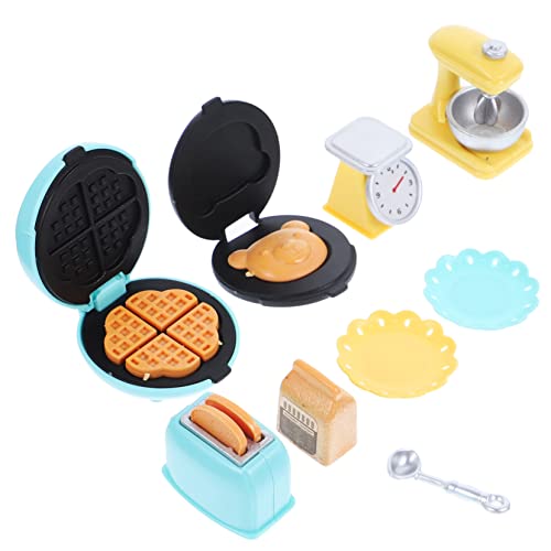 Abaodam 1 Satz Miniatur Küchenset für Puppenhaus Mini Toaster und Mixer Zubehör für Kreative Spielwelten für Puppenhaus Dekoration und Fantasievolles Abaodam 1 Satz Miniatur Küchenset für Puppenhaus Mini Toaster und Mixer Zubehör für Kreative Spielwelten für Puppenhaus Dekoration und Fantasievolles von Abaodam