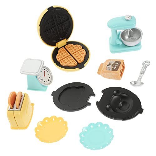 Abaodam 1 Satz Miniatur Küchenspielzeug Set Mini Haus Zubehör mit Toaster und Mixer für Puppenhaus Realistisches Modell für Miniaturen Küchenzubehör für Kreative Szenen Abaodam 1 Satz Miniatur Küchenspielzeug Set Mini Haus Zubehör mit Toaster und Mixer für Puppenhaus Realistisches Modell für Miniaturen Küchenzubehör für Kreative Szenen von Abaodam