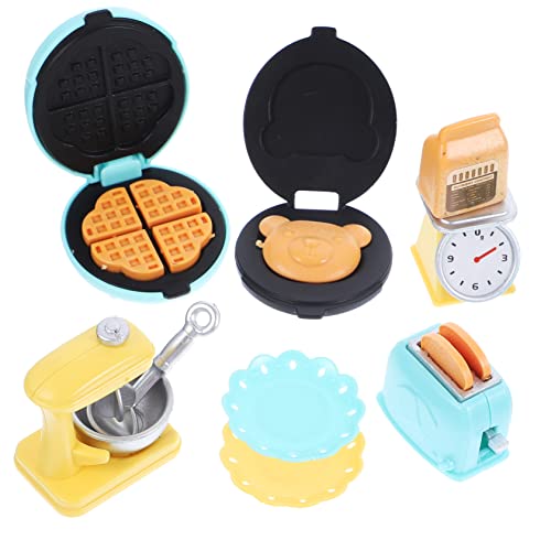 Abaodam 1 Satz Miniatur Küchenwerkzeuge für Puppenhaus Mini Blender Toaster Zubehör für Kreative Rollenspiele und Dekoration Mini Häusern Abaodam 1 Satz Miniatur Küchenwerkzeuge für Puppenhaus Mini Blender Toaster Zubehör für Kreative Rollenspiele und Dekoration Mini Häusern von Abaodam