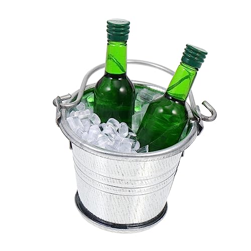 Abaodam 1 Satz Miniatur Set für Dekorative EIS Bierflaschen und Eimer Puppenhaus Bar Zubehör Eimer Eiswürfel Bierflaschen für Mikrolandschaften und DIY Dekoration Abaodam 1 Satz Miniatur Set für Dekorative EIS Bierflaschen und Eimer Puppenhaus Bar Zubehör Eimer Eiswürfel Bierflaschen für Mikrolandschaften und DIY Dekoration von Abaodam