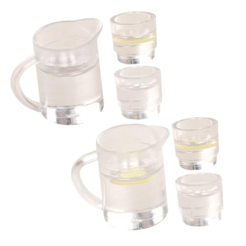 Abaodam 1 Satz Miniatur Set mit Wasser und Accessoires für Puppenhäuser Teiliges Geschirrset für Kreative Szenen und DIY Dekoration Abaodam 1 Satz Miniatur Set mit Wasser und Accessoires für Puppenhäuser Teiliges Geschirrset für Kreative Szenen und DIY Dekoration von Abaodam