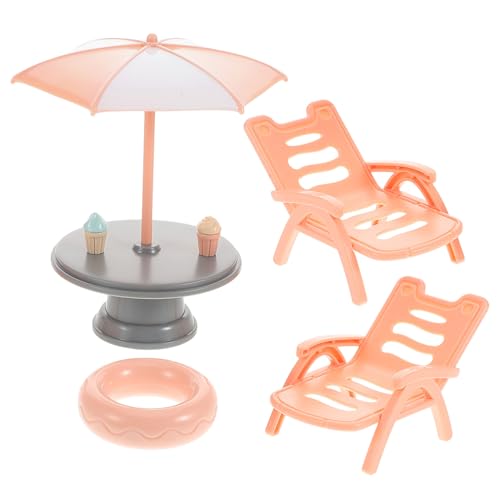 Abaodam 1 Satz Miniatur Strandstuhl Set für Puppenhaus mit Stranddeko Kreative Spielzeugaccessoires für Langlebige Kunststoffmaterialien Fördert Kreatives Rollenspiel und Fantasievolles Abaodam 1 Satz Miniatur Strandstuhl Set für Puppenhaus mit Stranddeko Kreative Spielzeugaccessoires für Langlebige Kunststoffmaterialien Fördert Kreatives Rollenspiel und Fantasievolles von Abaodam