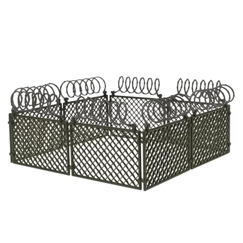 Abaodam 1 Satz Miniaturzaun für Puppenhaus Militärische Zaun Accessoires für DIY Szenarien für Gefängnisumgebungen Garten Deko Leicht Aufzubauen Realistische Details Abaodam 1 Satz Miniaturzaun für Puppenhaus Militärische Zaun Accessoires für DIY Szenarien für Gefängnisumgebungen Garten Deko Leicht Aufzubauen Realistische Details von Abaodam