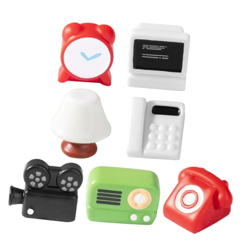 Abaodam 1satz Miniatur Retro Radio Modell Für Puppenhaus-Dekoration Kreatives Zubehör Für Szenen Realistisches Möbelstück Vintage Geschenkidee Für Sammler von Abaodam