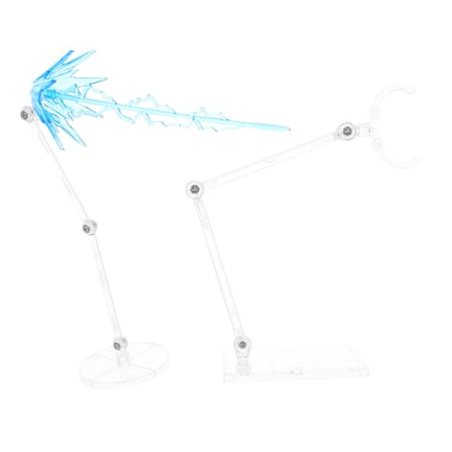 Abaodam 1 Satz Modellieren Sie Spezialeffektteile Actionfigur Steht für Posieren Verstellbarer Figurenständer Modellständer zur Präsentation Actionfiguren-Posenständer Plastik Blue von Abaodam