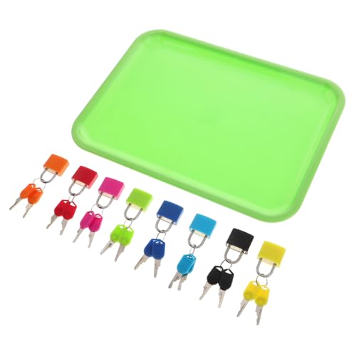 Abaodam 1 Satz Montessori Lernspielzeug Set Farben Schließ und Schlüsselspiel für Kleinkinder Pädagogisches Material Feinmotorik und Logischem Sicher und Langlebig von Abaodam