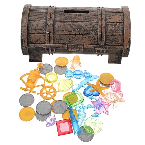 Abaodam Exquisite Kunststoff Diamant Edelsteine ​​Spielzeug Piraten Schatz Pool Spielzeug Schatzsuche Schmuck Spielset von Abaodam