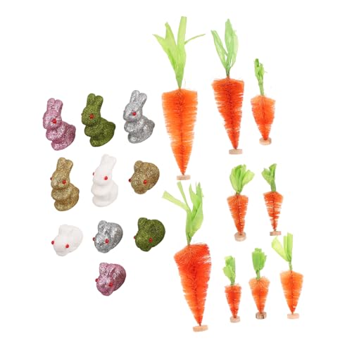 Abaodam 1 Satz Osterdesktop -Ornamente Tischhase Osterschmuck Handwerk Ostern Basteln Osterdeko Karottendekorationen Künstliche Mini-karottendekoration Glitzer Hase Schaum Abaodam 1 Satz Osterdesktop -Ornamente Tischhase Osterschmuck Handwerk Ostern Basteln Osterdeko Karottendekorationen Künstliche Mini-karottendekoration Glitzer Hase Schaum von Abaodam