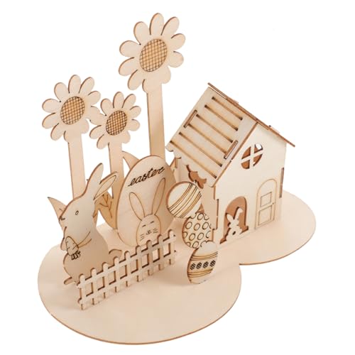 Abaodam 1 Satz Osterei-Dekoration Puzzle Lernspielzeug für Osterspielzeug Osterparty-Montagespielzeug Spielspielzeug für Kleinkinder -DIY- Holz Khaki Abaodam 1 Satz Osterei-Dekoration Puzzle Lernspielzeug für Osterspielzeug Osterparty-Montagespielzeug Spielspielzeug für Kleinkinder -DIY- Holz Khaki von Abaodam