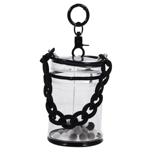 Abaodam 1 Satz PVC Transparente Doll Trage Tasche mit Kette Praktische Aufbewahrung für Sammlerminiaturen für Unterwegs Sicheren Präsentation Abaodam 1 Satz PVC Transparente Doll Trage Tasche mit Kette Praktische Aufbewahrung für Sammlerminiaturen für Unterwegs Sicheren Präsentation von Abaodam