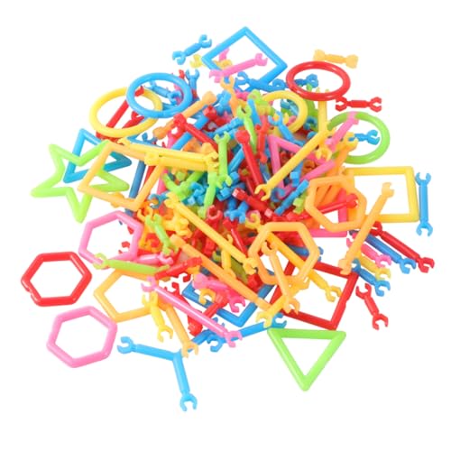 Abaodam 1 Satz Pädagogisches Bauingenieurwesen Puzzlematte Kinderspielzeug Dartscheibe Puzzle Für Bausteine ​​Bars Bausteine ​​zusammenbauen von Abaodam