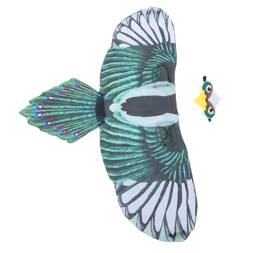 Abaodam 1 Satz Party-vogelflügel-Set Klein Erwachsene Hoch Kinderkostüme Für Performance Requisite Kreativer Adlermantel Vogel Umhang Cosplay-flügel Bequemer Mantelflügel Chiffon von Abaodam