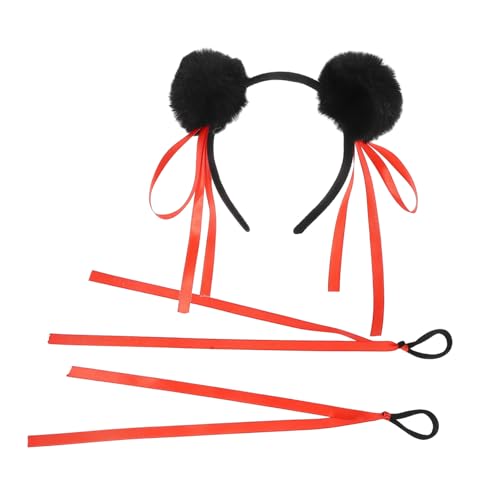 Abaodam 1 Satz Pelzknäuel-stirnband Stirnband Mit Cartoon-charakter Cosplay-kopfschmuck Kopfbedeckungen Für Chinesisches Kostüm Stirnband Haarzubehör Eisen Black Abaodam 1 Satz Pelzknäuel-stirnband Stirnband Mit Cartoon-charakter Cosplay-kopfschmuck Kopfbedeckungen Für Chinesisches Kostüm Stirnband Haarzubehör Eisen Black von Abaodam
