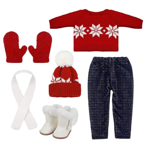 Abaodam 1 Satz Puppe Weihnachtskostüm 18 Puppenkleider Kleidung für Puppen Outfits Puppe Weihnachtskleidung Puppenkleidung puppenschuhe Puppen-DIY-Kleidung Puppendekore Baumwolle Abaodam 1 Satz Puppe Weihnachtskostüm 18 Puppenkleider Kleidung für Puppen Outfits Puppe Weihnachtskleidung Puppenkleidung puppenschuhe Puppen-DIY-Kleidung Puppendekore Baumwolle von Abaodam