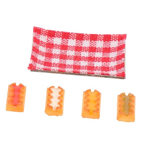 Abaodam 1 Satz Puppenhaus-Cookie-Pack bastelset basteln für детские игрушки Children Toys Dollhouse Accessories Mini-Dinge Keksverzierung Legierung Colorful von Abaodam