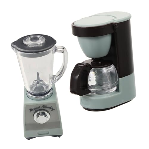 Abaodam 1 Satz Puppenhaus Kaffeemaschine Saftmaschine Realistische Accessoires für Authentische Spielküchen und Sammlungen von Abaodam