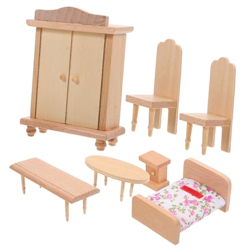 Abaodam Puppenhaus Möbel Modell Mini Holz Spielzeug Sicher Zarte Miniatur Puppenhaus Für Modell Abaodam Puppenhaus Möbel Modell Mini Holz Spielzeug Sicher Zarte Miniatur Puppenhaus Für Modell von Abaodam