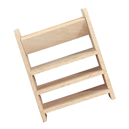 Abaodam 1 Satz Puppenhaus Mini Aufbewahrung Bücherregal für kinderspielzeug Babypuppensachen Zubehör für Puppenhäuser Steht Mini-Lagerregale Mini-Heimmodell hölzern Beige Abaodam 1 Satz Puppenhaus Mini Aufbewahrung Bücherregal für kinderspielzeug Babypuppensachen Zubehör für Puppenhäuser Steht Mini-Lagerregale Mini-Heimmodell hölzern Beige von Abaodam