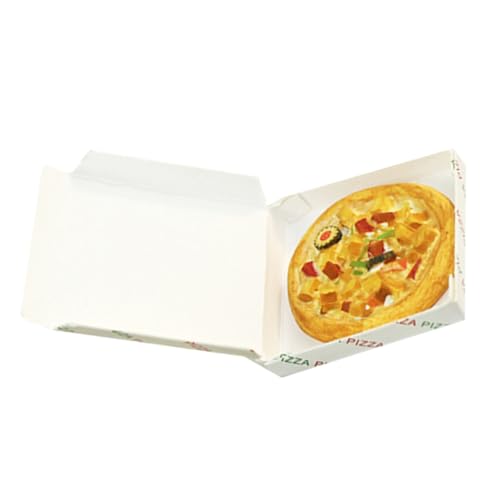 Abaodam 1 Satz Puppenhaus Zubehör Fake Food Dekoration für Rollenspiele Detailgetreue Mini Pizza Modelle für Kreative Spielküchen und Puppenstuben von Abaodam