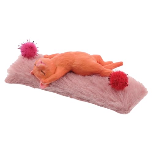 Abaodam Puppenhaus Katze Miniatur Lebensechte Kätzchen Spielzeug Garten Ornament Puppenhaus Zubehör Katze Figur von Abaodam