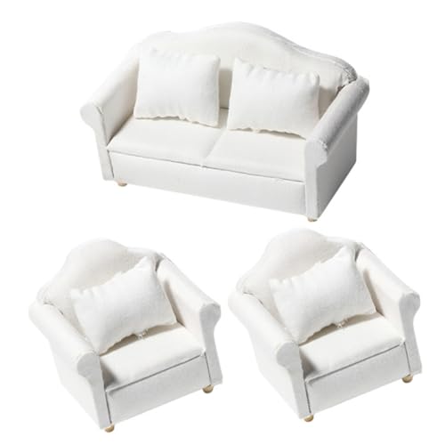 Abaodam 1 Satz Puppenhausmöbel Häuser Miniatur-puppenhauszubehör Miniaturen Bausatz Praktisches Mini-Sofa Mini-sofamöbel Kleines Hauszubehör Puppenmöbel Weiß Hölzern Abaodam 1 Satz Puppenhausmöbel Häuser Miniatur-puppenhauszubehör Miniaturen Bausatz Praktisches Mini-Sofa Mini-sofamöbel Kleines Hauszubehör Puppenmöbel Weiß Hölzern von Abaodam