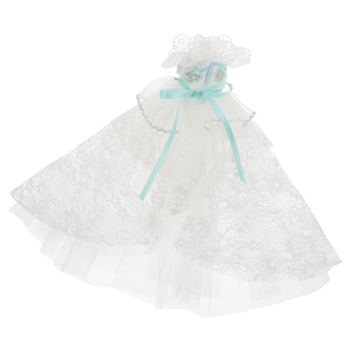 Abaodam Elegantes Formelles Minikleid Für Mädchenpuppen Dekoratives Spitzenkleid Mit Hohen Absätzen Für Puppen Als Foto-Requisite von Abaodam