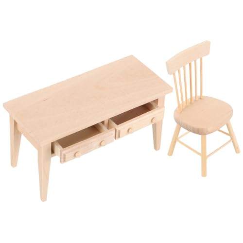 Abaodam 1 Satz Puppenschmuck Miniatur Tisch Häuser Möbel Figur Teenager Mikroszenenverzierung Hölzern Abaodam 1 Satz Puppenschmuck Miniatur Tisch Häuser Möbel Figur Teenager Mikroszenenverzierung Hölzern von Abaodam