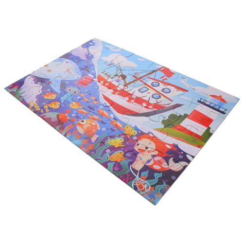 Abaodam Papierpuzzles Für Jungen Und Mädchen Puzzle-Set Für Kleinkinder 1 Set Puzzles Alter 3–5 Vorschul-lernspielzeug Logisches Denken von Abaodam